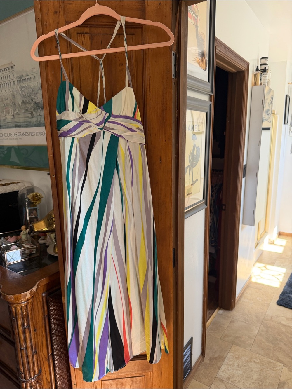 Twinkle by Wenlan Striped Multi-Color Summer Maxi Dress - Women